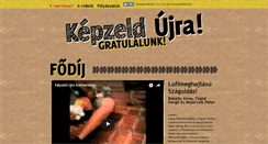 Desktop Screenshot of kepzeldujra.kibu.hu