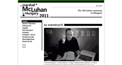 Desktop Screenshot of mcluhan100.kibu.hu